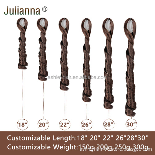 Wholesale kanekalon french spiral curl synthetic yaki pony style wavy kenya extensions sea body for african curly braiding hair